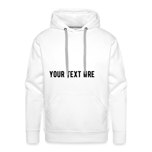 Men’s Premium Hoodie - white