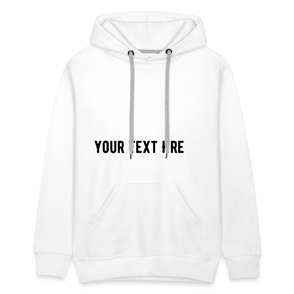 Men’s Premium Hoodie - white