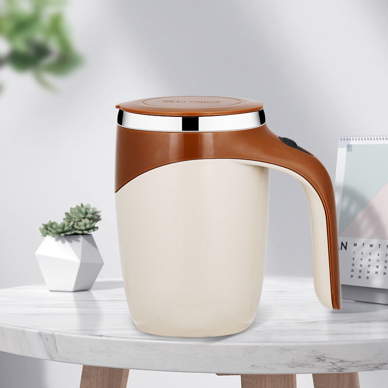 Rechargeable Model Automatic Stirring Cup Coffee Cup High Value Electric Stirring Cup Lazy Milkshake Rotating Magnetic Water Cup - KeMalls