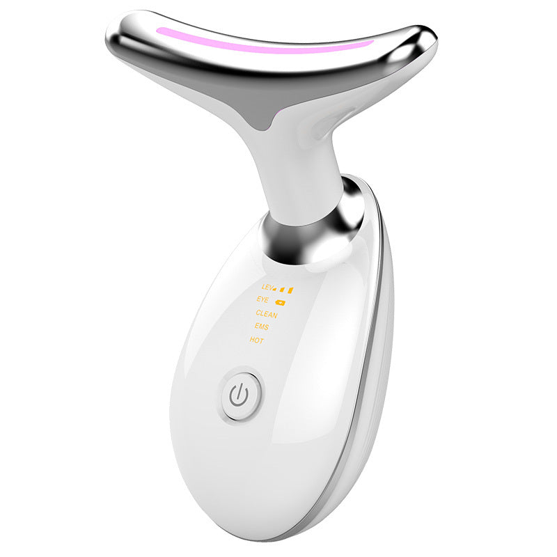 EMS Thermal Neck Lifting And Tighten Massager Electric Microcurrent Wrinkle Remover - KeMalls