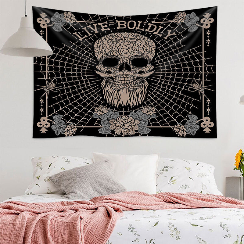 Skull Home Improvement Room Decor Tapestry - KeMalls