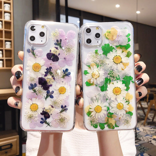 Preserved Flower Epoxy Phone Cases - KeMalls