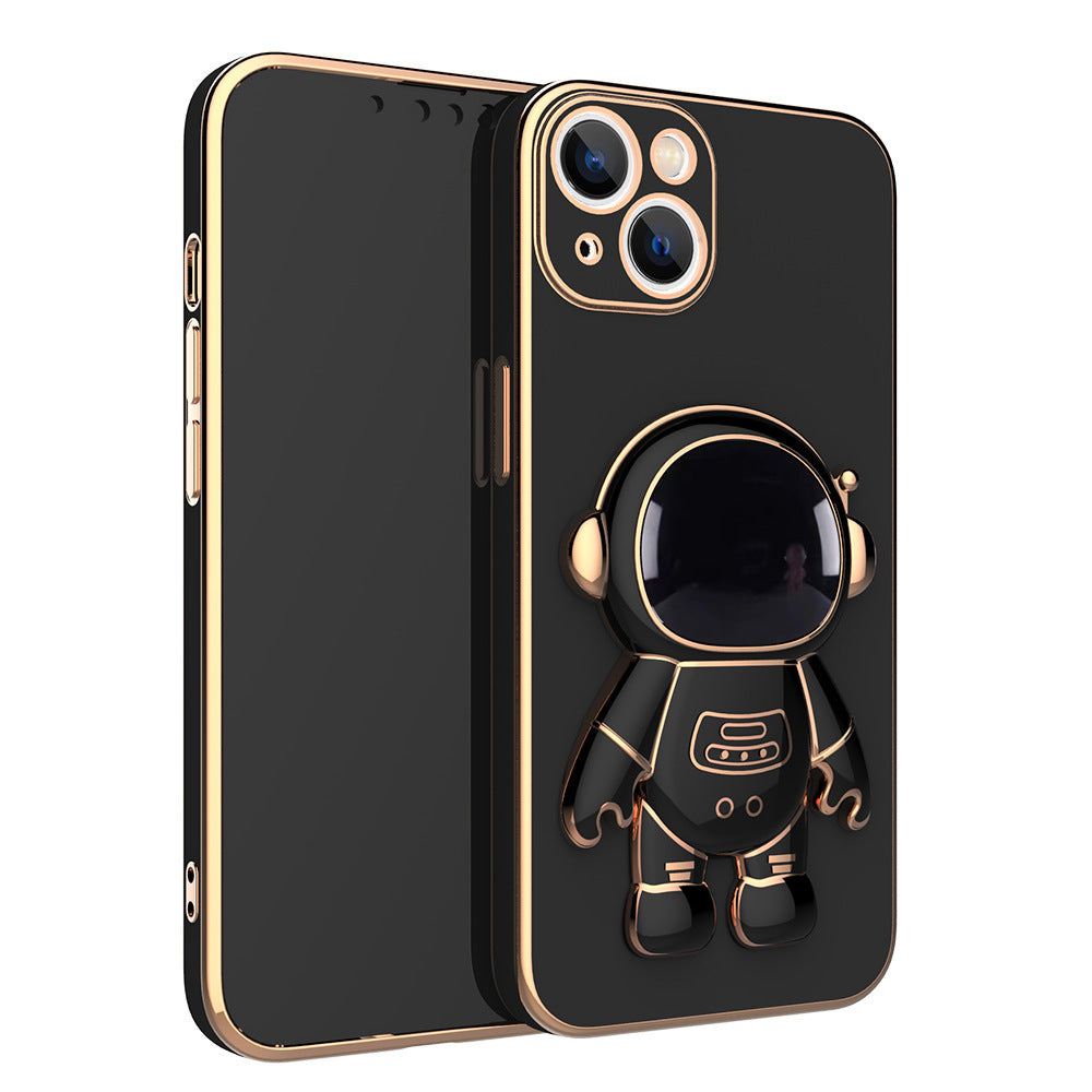 3D Astronaut Phone Case Anti-Drop Electroplating Bracket - KeMalls