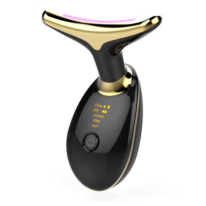 EMS Thermal Neck Lifting And Tighten Massager Electric Microcurrent Wrinkle Remover - KeMalls