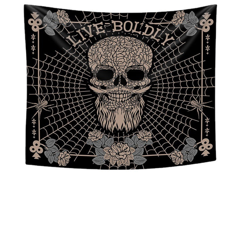 Skull Home Improvement Room Decor Tapestry - KeMalls